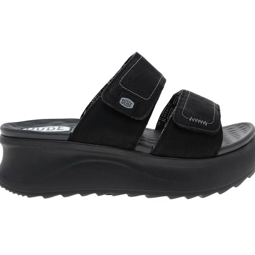 Best HEYDUDE Women's Delray Slide Classic Platform Wedge Sandals