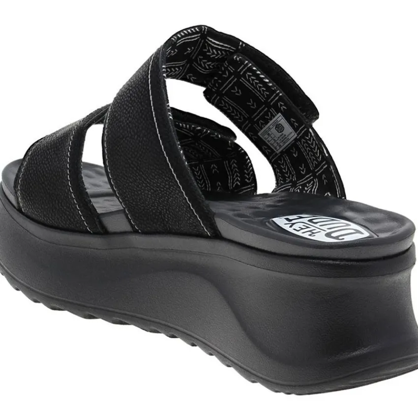 Best HEYDUDE Women's Delray Slide Classic Platform Wedge Sandals