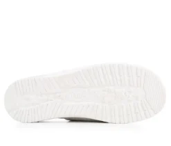 Clearance HEYDUDE Women's Wendy Bow Shimmer Metallic Casual Shoes