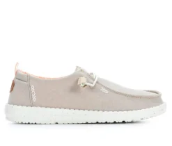 Clearance HEYDUDE Women's Wendy Chambray Casual Shoes