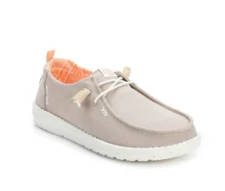 Clearance HEYDUDE Women's Wendy Chambray Casual Shoes