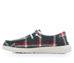 New HEYDUDE Women's Wendy Confetti Plaid Casual Shoes
