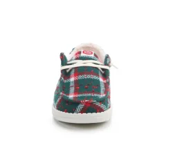 New HEYDUDE Women's Wendy Confetti Plaid Casual Shoes