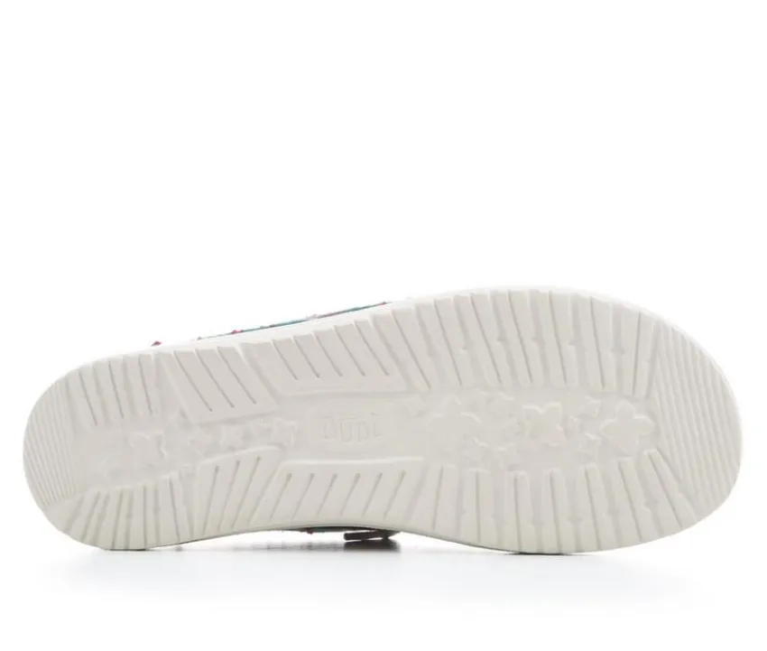 New HEYDUDE Women's Wendy Confetti Plaid Casual Shoes