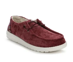 New HEYDUDE Women's Wendy Corduroy Leo Casual Shoes