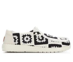 New HEYDUDE Women's Wendy Cottage Crochet Casual Shoes