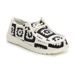 New HEYDUDE Women's Wendy Cottage Crochet Casual Shoes