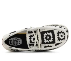 New HEYDUDE Women's Wendy Cottage Crochet Casual Shoes