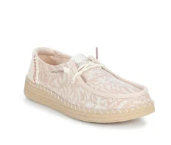 HEYDUDE Women's Wendy Espadrille Retro Palm Casual Shoes