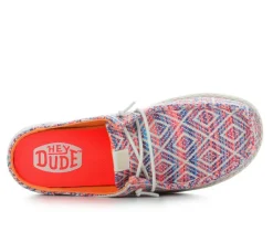New HEYDUDE Women's Wendy Slip Surf Baja Casual Slip-On Shoes
