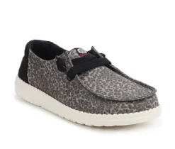Clearance HEYDUDE Women's Wendy Sparkle Leopard