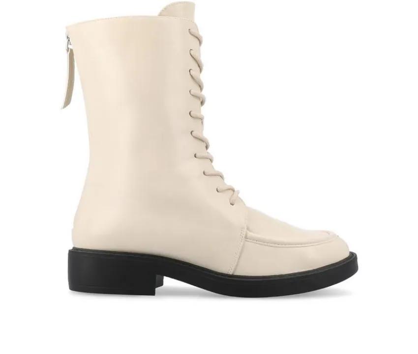 Sale Journee Collection Women's Nikks Lace Up Boots