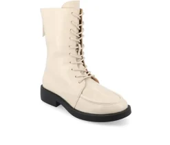Sale Journee Collection Women's Nikks Lace Up Boots