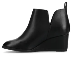Best Journee Collection Women's Mylee Wedge Booties