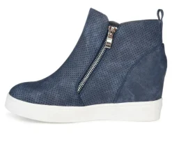 Best Journee Collection Women's Pennelope Wedge Sneakers