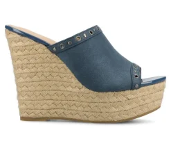Sale Journee Collection Women's Yari Wedges