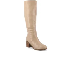 Outlet Journee Collection Women's Romilly Wide Width Wide Calf Knee High Boots