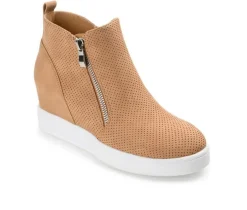 Outlet Journee Collection Women's Pennelope Wedge Sneakers