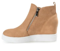 Outlet Journee Collection Women's Pennelope Wedge Sneakers