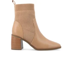 Online Journee Collection Women's Harlowe Block Heel Booties