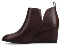 Best Journee Collection Women's Mylee Wedge Booties