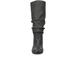Clearance Journee Collection Women's Jayne Wide Width-Wide Calf Knee High Boots