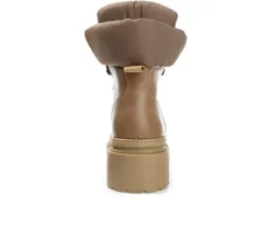 Discount Journee Collection Women's Irrah Heeled Combat Booties