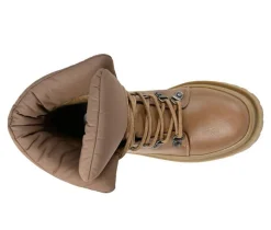 Discount Journee Collection Women's Irrah Heeled Combat Booties