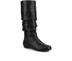 Best Journee Collection Women's Jayne Wide Width-Wide Calf Knee High Boots