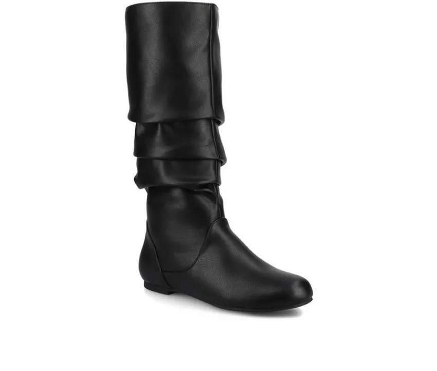 Best Journee Collection Women's Jayne Wide Width-Wide Calf Knee High Boots