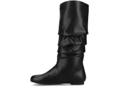 Best Journee Collection Women's Jayne Wide Width-Wide Calf Knee High Boots