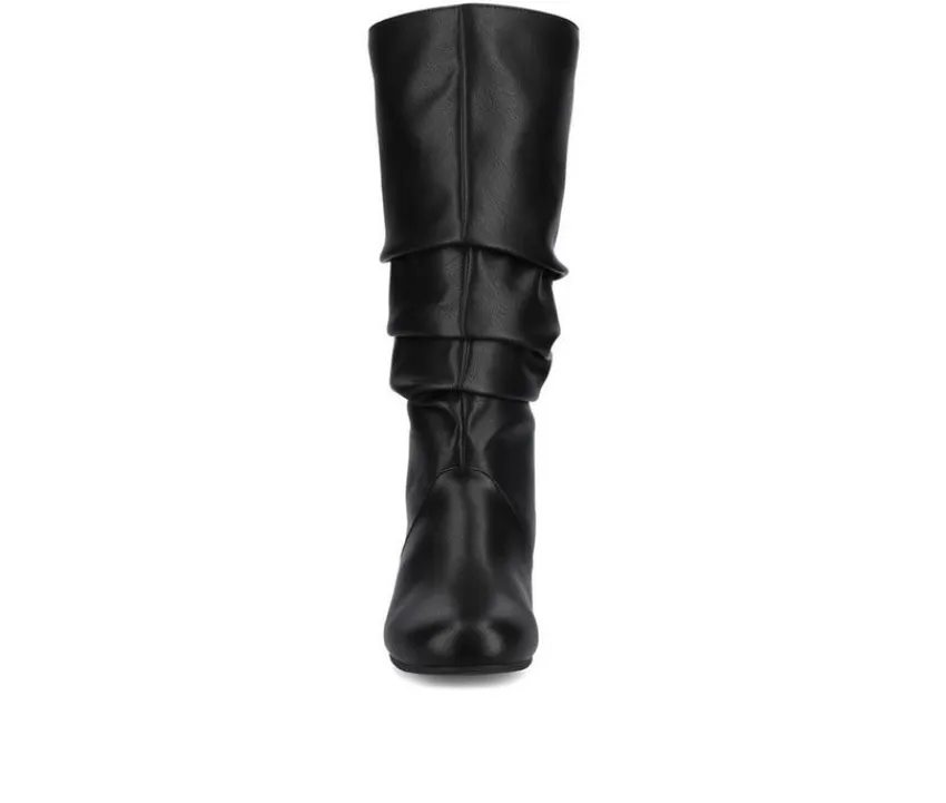 Best Journee Collection Women's Jayne Wide Width-Wide Calf Knee High Boots