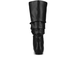Best Journee Collection Women's Jayne Wide Width-Wide Calf Knee High Boots