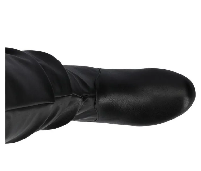 Best Journee Collection Women's Jayne Wide Width-Wide Calf Knee High Boots
