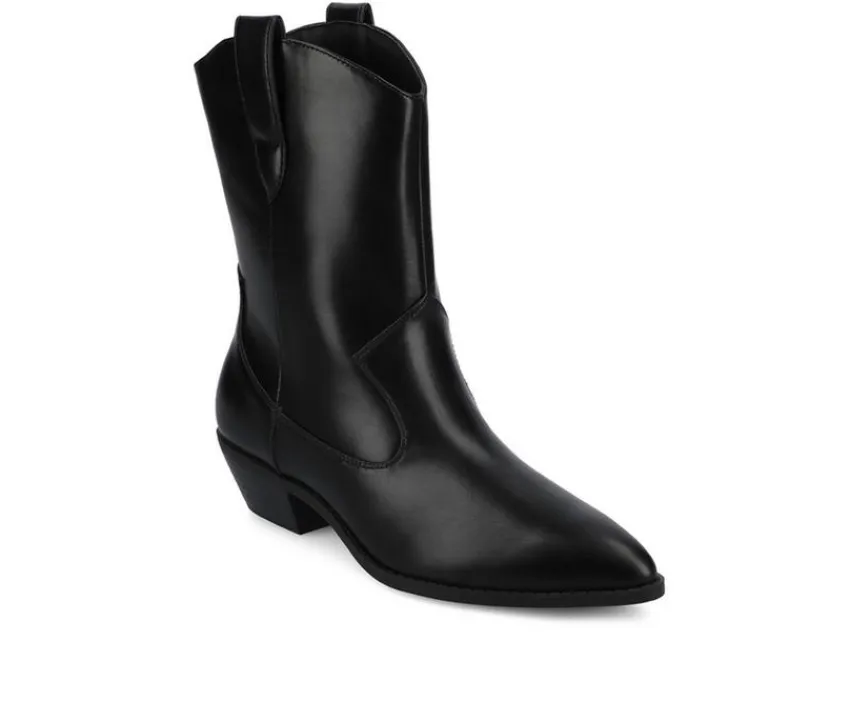 Sale Journee Collection Women's Fritzie Western Boots
