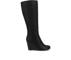 Clearance Journee Collection Women's Langly Wide Calf Knee High Boots