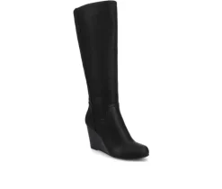 Clearance Journee Collection Women's Langly Wide Calf Knee High Boots