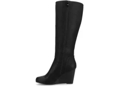 Clearance Journee Collection Women's Langly Wide Calf Knee High Boots