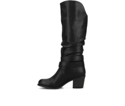 Clearance Journee Collection Women's Late Wide Calf Knee High Boots
