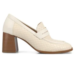 Best Journee Collection Women's Malleah Block Heel Loafers