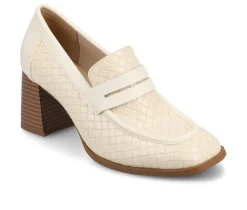 Best Journee Collection Women's Malleah Block Heel Loafers