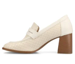 Best Journee Collection Women's Malleah Block Heel Loafers