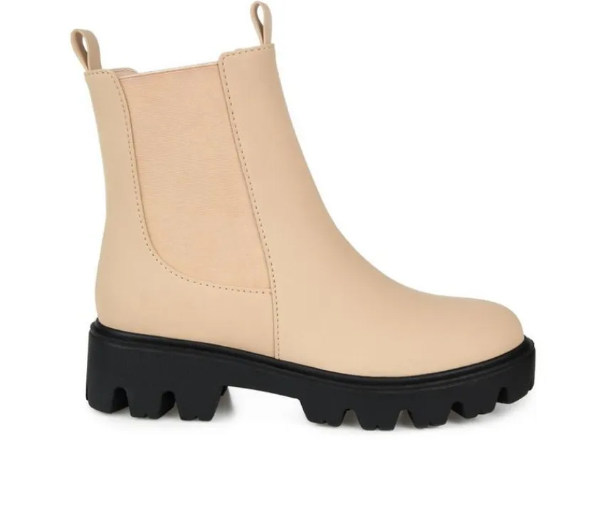 Online Journee Collection Women's Ivette Lugged Chelsea Boots