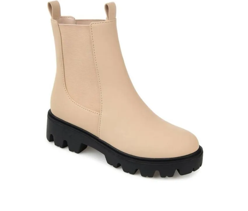 Online Journee Collection Women's Ivette Lugged Chelsea Boots