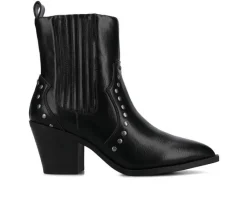 Sale Journee Collection Women's Braylee Booties
