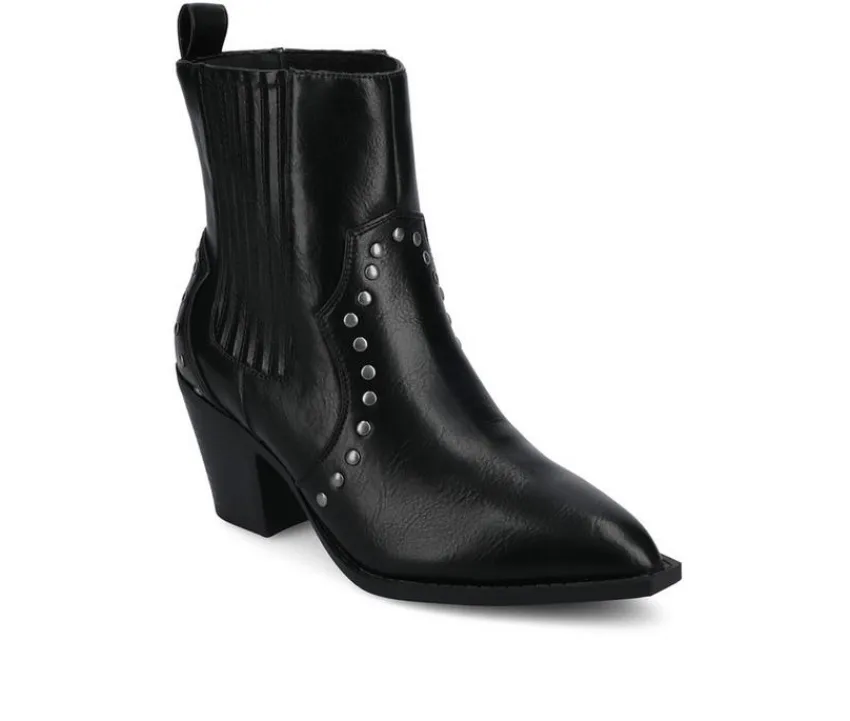 Sale Journee Collection Women's Braylee Booties