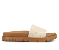 Sale Journee Collection Women's Starr Footbed Sandals