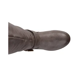 Outlet Journee Collection Women's Spokane Extra Wide Calf Knee High Boots