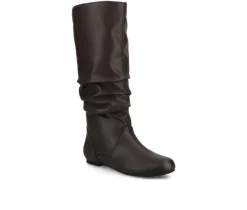 Clearance Journee Collection Women's Jayne Wide Width Knee High Boots