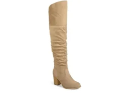 Outlet Journee Collection Women's Kaison Extra Wide Calf Over-The-Knee Boots